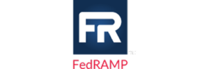 FedRAMP logo with blue and red design